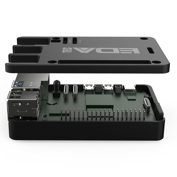 Passive Cooling Aluminum CNC Box for Raspberry Pi 5