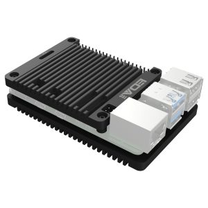 Passive Cooling Open Aluminum CNC Case for Raspberry Pi 5