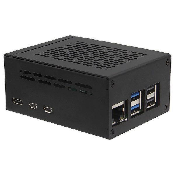 Metal Case compatible with M.2 HAT for Raspberry Pi 5